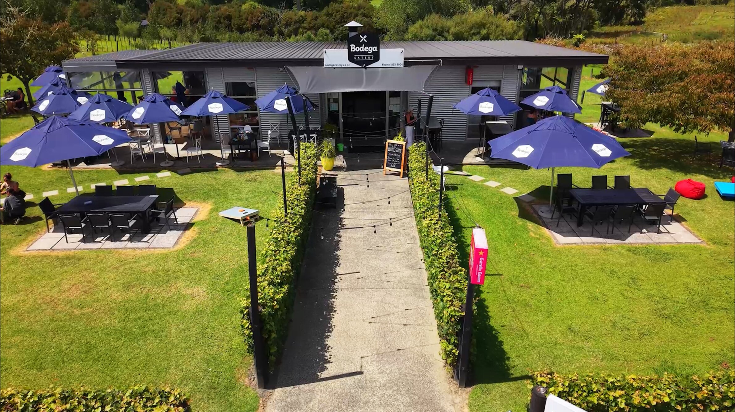 Bodega Eatery — aerial view